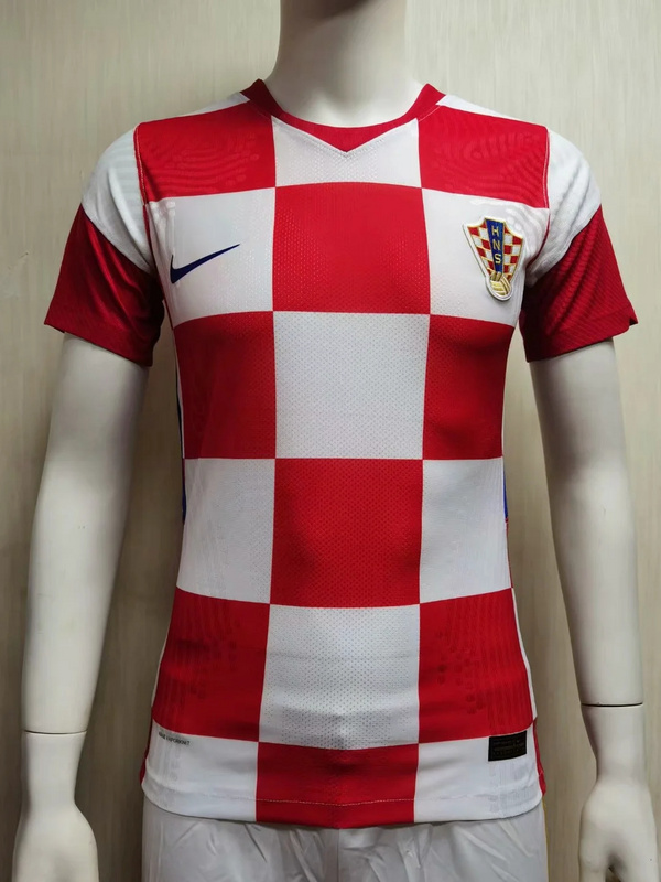 AAA Quality Croatia 2020 European Cup Home Soccer Jersey(Player)